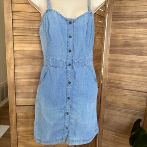 Charlotte Russe Blue Sleeveless Dress